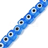 Handmade Evil Eye Lampwork Beads Strands LAMP-G166-16E-2