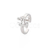 Non-Tarnish 304 Stainless Steel 12 Constellations/Zodiac Signs Open Cuff Ring for Women RJEW-S405-156P-I-3