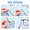 7Pcs 7 Colors Acrylic Chain Purse Bag Handle & Eyeglasses Chains AJEW-PH0001-57-5