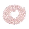 Electroplate Glass Beads Strands EGLA-A034-T8mm-B12-3