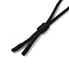 Adjustable Natural Tiger Eye Teardrop with Spiral Pendant Necklace with Nylon Cord for Women NJEW-L171-04A-5
