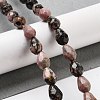 Natural Rhodonite Beads Strands G-P520-B25-01-2