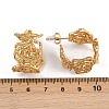 304 Stainless Steel Hollow Flower Stud Earrings EJEW-A138-06G-5