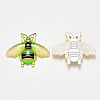 Transparent Acrylic Pendants X-TACR-R140-07B-2