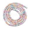 Electroplate Rondelle Glass Beads Strands GL-T021-2x2.5mm-17-25-2