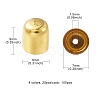 100Pcs 4 Colors Iron Cord Ends IFIN-YW0003-24-2