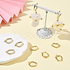 SHEGRACE Brass Hoop Earrings Findings XGR0157G-87G-5