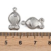 304 Stainless Steel Pendants STAS-L297-02P-3
