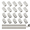 20 Sets Zinc Alloy Bag Corner Protector Edging Frame FIND-UN0002-63P-1