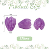 150Pcs Opaque Resin Beads RESI-PH0002-76A-2