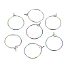 Ion Plating(IP) 316L Surgical Stainless Steel Hoop Earring Findings STAS-G130-03M-16MM-1
