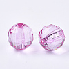 Transparent Acrylic Beads PL544Y-3-2