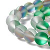 Synthetic Moonstone Beads Strands G-E573-01C-20-3