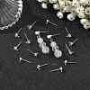 SHEGRACE Brass Stud Earring Findings XGRQ58806-769P-4