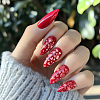 Stainless Steel DIY Nail Art Templates MRMJ-WH0092-095-4