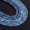 Synthetic Moonstone Beads Strands G-SZ0001-81D-2