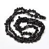 Natural Obsidian Chip Bead Strands G-M205-06-2