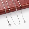 Non-Tarnish 304 Stainless Steel Snake Chain Necklaces NJEW-D285-02P-3