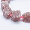 Natural Strawberry Quartz Beads Strands G-K203-66-3