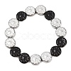 Czech Pressed Glass Beads GLAA-I061-48A-2