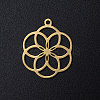201 Stainless Steel Filigree Charms STAS-T049-T671-2-1