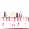 1 Box 1380PCS 6 Colors Iron Folding Crimp Ends IFIN-JP0008-01-3