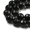 Natural Black Onyx Round Bead Strands G-L271-02-10mm-3