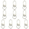 10Pcs Alloy Swivel Clasps PURS-CJ0001-01-2