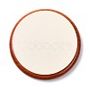 Flat Round Wood Pesentation Jewelry Bracelets Display Tray ODIS-P008-15C-01-3