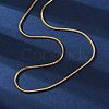 304 Stainless Steel Square Snake Chain Necklaces LS-STAS-G244-83B-G-1