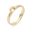 Adjustable Brass Pad Ring Setting KK-K414-01B-G-1