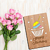 Bamboo Greeting Card & Paper Envelope with Bowknot AJEW-WH0202-006-6