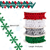 4 Rolls 4 Colors Non-woven Fabrics Cloth Ribbons OCOR-PH0002-22-2
