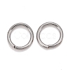 304 Stainless Steel Soldered Closed Jump Rings X-STAS-E482-15B-2