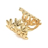 Adjustable 304 Stainless Steel Cuff Open Rings for Women LS-RJEW-Z122-03G-05-4