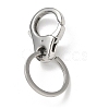 304 Stainless Steel Keychain Rings STAS-H238-01P-1
