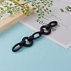 Handmade Opaque Spray Painted Acrylic Link Chains AJEW-JB00869-4
