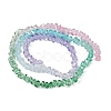 Transparent Baking Paint Glass Bead Strands GLAA-YW0003-17G-1