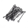 304 Stainless Steel Eye Pins STAS-L247-007C-B-1