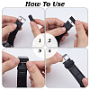 18Pcs 18 Styles Silicone Replacement Watch Band Strap Loops FIND-DR0001-82-3