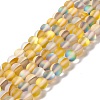 Synthetic Moonstone Beads Strands G-E573-01A-18-2