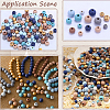 Baking Paint Wood Beads WOOD-SP0001-77A-6