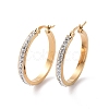304 Stainless Steel Hoop Earrings EJEW-N0031-11G-01C-1