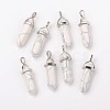 Synthetic Howlite Pointed Pendants G-F295-03C-3