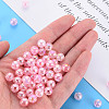 Transparent Crackle Acrylic Beads MACR-S373-66-L04-6