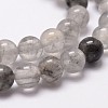 Natural Cloudy Quartz Beads Strands G-G735-37-8mm-3
