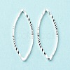 Brass Linking Rings KK-F831-016C-S-RS-3