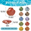10Pcs 10 Colors Handmade Porcelain Beads PORC-YW0001-55-2