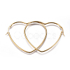 201 Stainless Steel Hoop Earrings EJEW-A052-12C-1