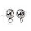 Tarnish Resistant 304 Stainless Steel Tube Bails X-STAS-G075-12P-4